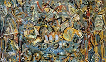 Jackson Pollock Painting - pasiphae 1943 Jackson Pollock